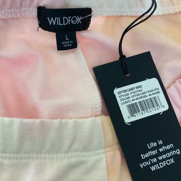 NWT Wildfox Cotton Candy Knox Sweatpants - Picture 5 of 5